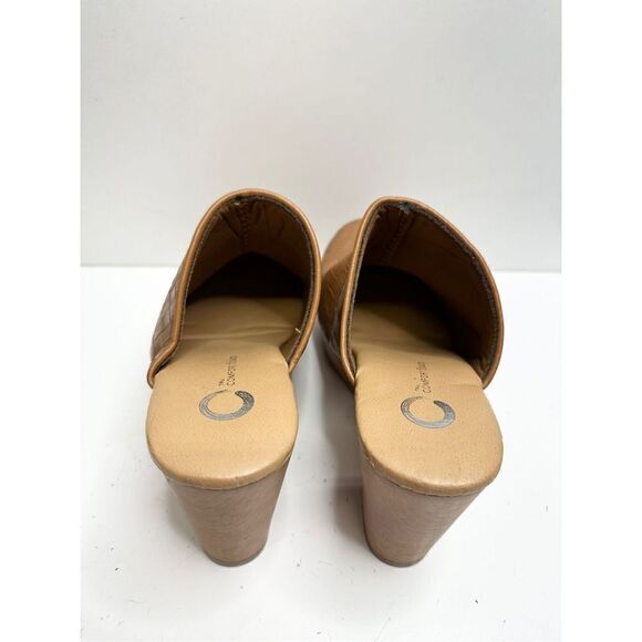 Journee Collection Mules Womens Size 6 Brown Block Heel Kelsy Shoes - Picture 7 of 8